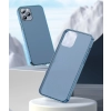 Baseus Frosted Glass Case Sztywne etui z elastyczną ramką iPhone 12 Pro Max Biały (WIAPIPH67N-WS02)