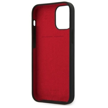 Etui Ferrari On Track Silicone na iPhone 12 mini - czarne