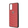 Etui Ferrari Heritage Quilted na Samsung Galaxy S20 - czerwone