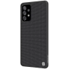 Nillkin Textured Case wytrzymałe wzmocnione etui z żelową ramką i nylonem na tyle Samsung Galaxy A72 4G czarny