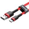 Kabel Baseus Cafule USB-A / USB-C QC 3.0 3A 0.5 m - czerwony