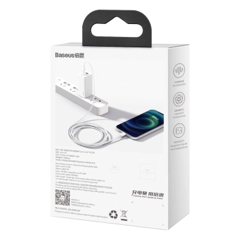 Kabel Baseus Superior Series USB-C / Lightning PD 20W 2 m - biały