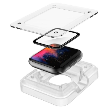 Szkło hybrydowe Spigen ProFlex EZ Fit na Apple Watch 4/5/6/SE (44mm)