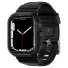 Etui z paskiem Spigen Rugged Armor Pro na Apple Watch 4/5/6/7/8/SE (40/41 mm) - czarne