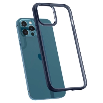 Etui Spigen Ultra Hybrid na iPhone 12 / iPhone 12 Pro - niebieskie