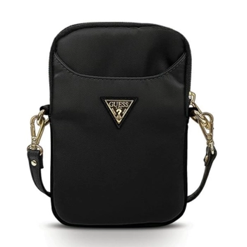 Torebka Guess Nylon Triangle Logo - czarna