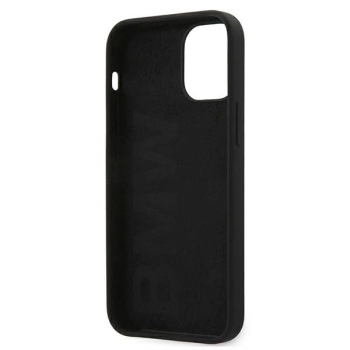 Etui BMW Silicone Signature na iPhone 12 mini - czarne