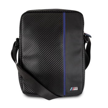 Torba BMW Carbon & Blue Stripe na tablet 8'' - czarna