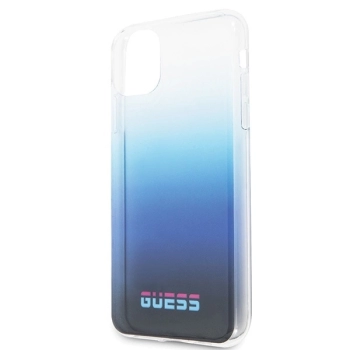 Etui Guess California na iPhone 11 Pro Max - niebieskie