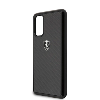 Etui Ferrari Carbon Heritage na Samsung Galaxy S20 - czarne