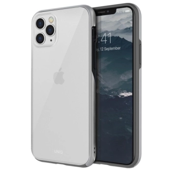 Etui UNIQ Vesto Hue na iPhone 11 Pro Max - przezroczysto-srebrne