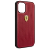 Etui Ferrari On Track Perforated na iPhone 12 mini - czerwone