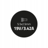 Qoltec Zasilacz do Toshiba 65W | 19V +kabel